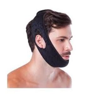 Faixa mandibular anti ronco Preta  Kestal - Tam M