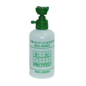 Frasco umidificador de oxigênio 250ML  Protec