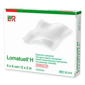 Lomatuell H cobertura de gaze parafinada 10 x 10 unid  Lohmann&rauscher