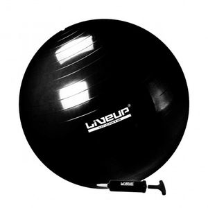 Bola Suíça de Pilates 65cm Premium Preto - Liveup Sports