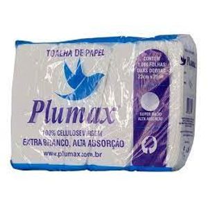 Papel toalha interfolha 21 x 23 cm  1.000 folhas  Plumax
