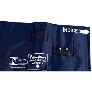Braçadeira de nylon fecho metal esfigmo adulto Premium