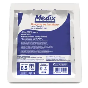 Luva Cirúrgica Estéril de Látex Com Pó Medix