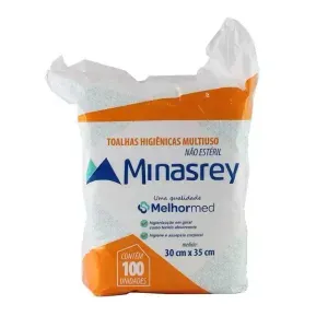 Toalha Higiênica Multiuso 30x35cm 100 unid Melhormed