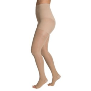 Meia 6000 AT 20-30 pé aberto Bege  Venosan