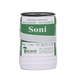 Cadarço sarjado 12mm x 50m   Soni