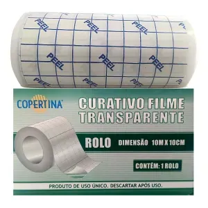 Curativo filme transparente versão rolo 10cm x 10m Copertina