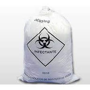 Saco para lixo 20 litros hospitalar GR4 C/100 und  - Farmatex