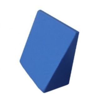 Almofada Triangular em espuma revestida em Corvin Azul AquaSonus