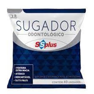 Sugador odontológico c/40 unid SSplus