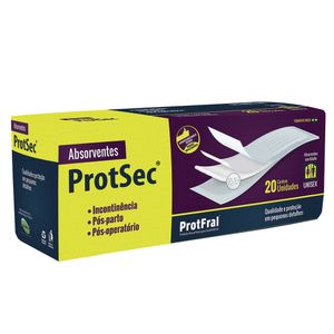 Absorvente Adulto/Geriátrico 20 unidades Protsec