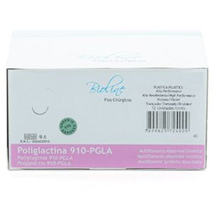 Fio pgla-910 0 ag 1/2 cil 4,8-90cm cx c/36un Bioline