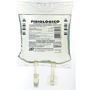 Fisiológico 0,9% 250 ml bolsa JP Indústria