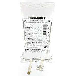 Fisiológico 0,9% 500 ml bolsa JP Industria