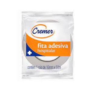 Fita Adesiva Hospitalar Branca 16mm x 50m Cremer