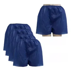 Short Descartável Tnt Azul Marinho 30g com 25 unid Dejamaro