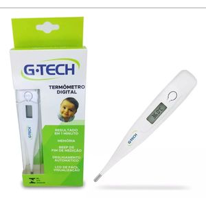 Termômetro Clínico Digital branco TH1027 G-Tech